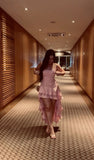 Cute High Low Strapless Pink Homecoming Dress Summer Hoco Dresses Night Cocktail Dress HZ1121